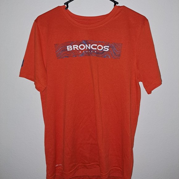 Nike Other - Nike Denver Broncos Athletic Cut Dri-Fit Short Sleeve Tee XL